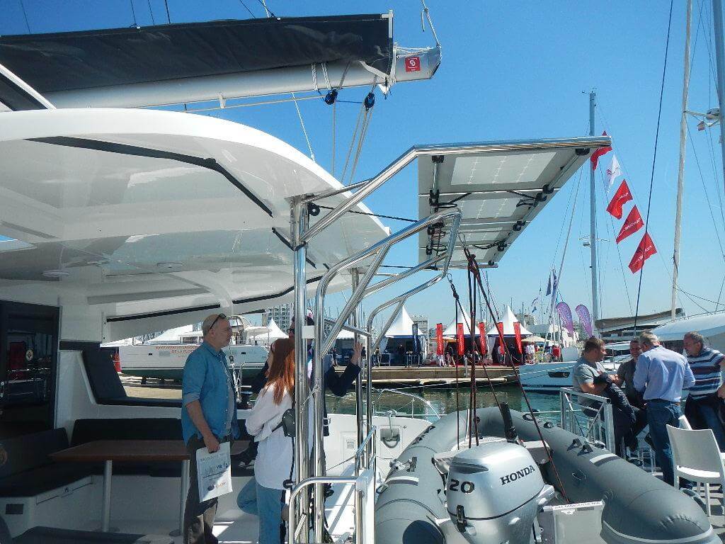 Lagoon 42 solar system Asseaboat Wing 448Wp 